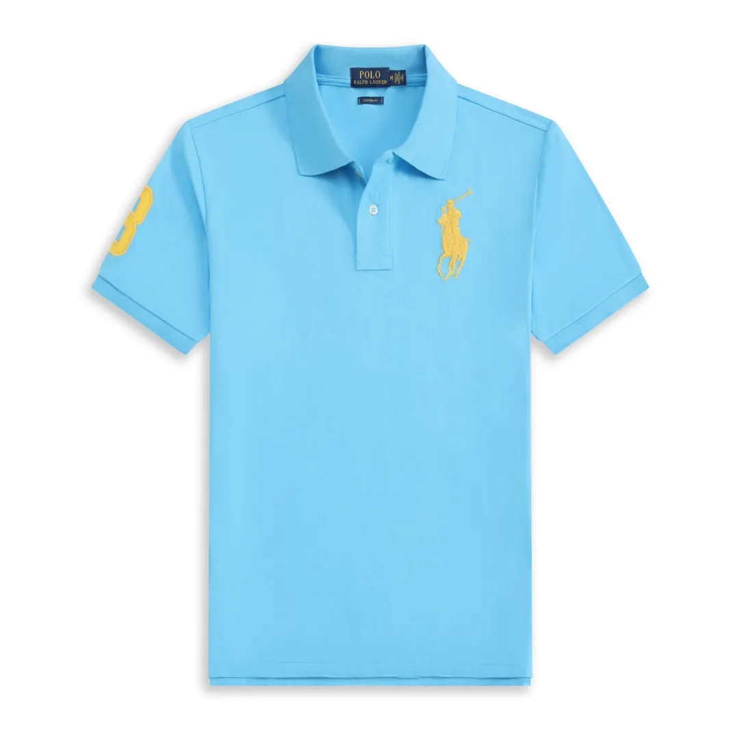 P150 Item No.: 8820 Ralph Lauren large horse mark short-sleeved polo shirt Size: S-XXL